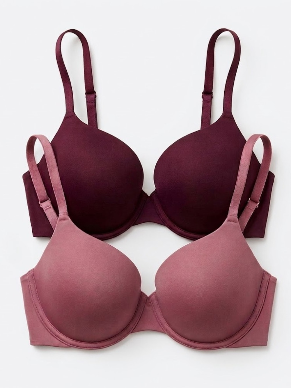 Victoria’s Secret Wear Everywhere Lightly Lined Bra Set - Purple and Pink 32DD